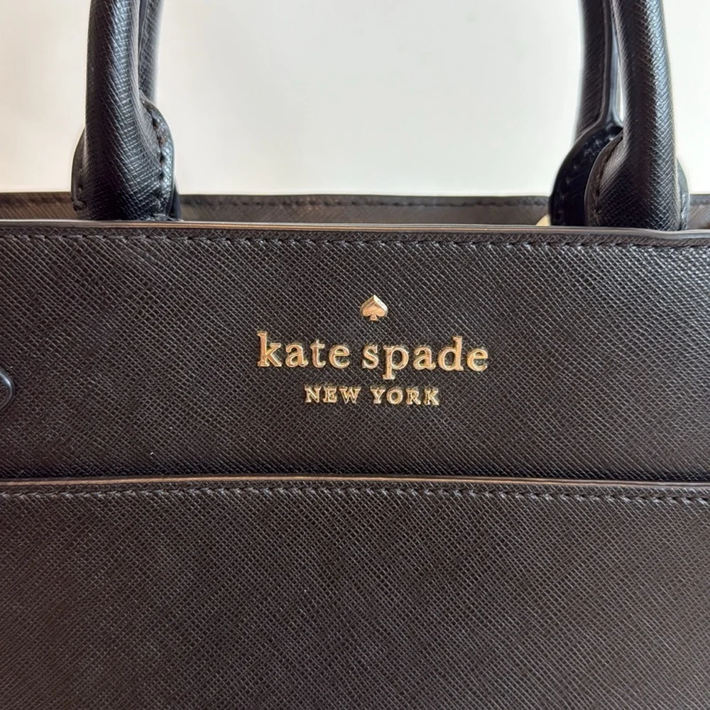 Kate Spade Staci Medium Classic Black Satchel - Picture 2 of 12